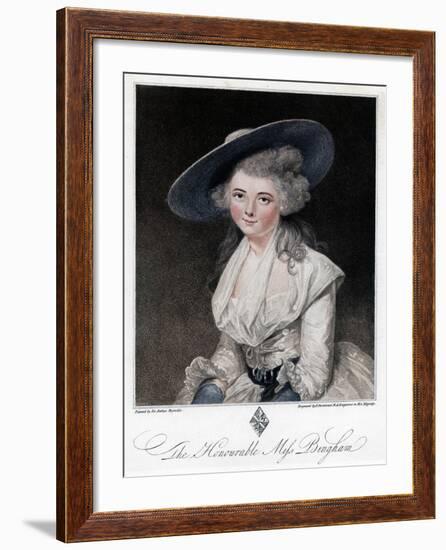 The Honourable Miss Bingham, 18th Century-Francesco Bartolozzi-Framed Giclee Print