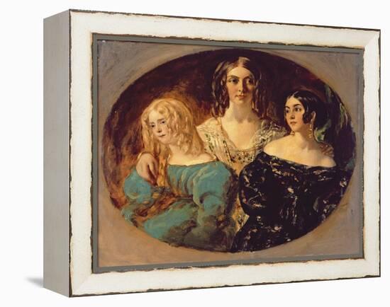 The Honourable Mrs. Caroline Norton and Her Sisters, C.1847-William Etty-Framed Premier Image Canvas