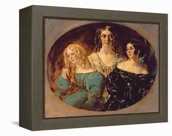 The Honourable Mrs. Caroline Norton and Her Sisters, C.1847-William Etty-Framed Premier Image Canvas