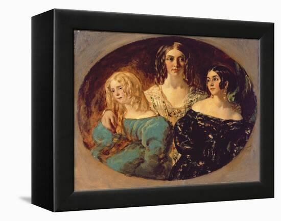 The Honourable Mrs. Caroline Norton and Her Sisters, C.1847-William Etty-Framed Premier Image Canvas