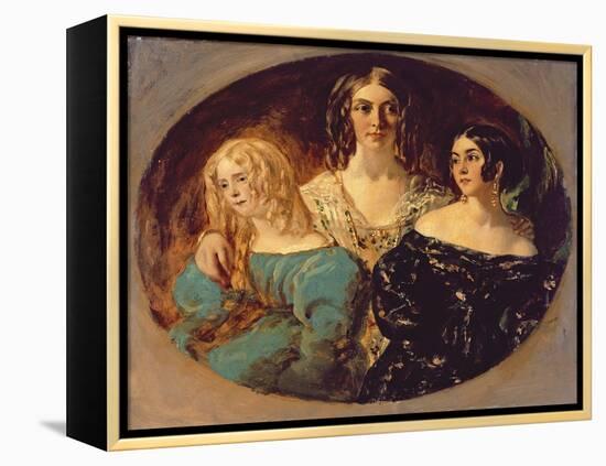 The Honourable Mrs. Caroline Norton and Her Sisters, C.1847-William Etty-Framed Premier Image Canvas