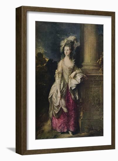 'The Honourable Mrs Graham', 1775-1777-Thomas Gainsborough-Framed Giclee Print