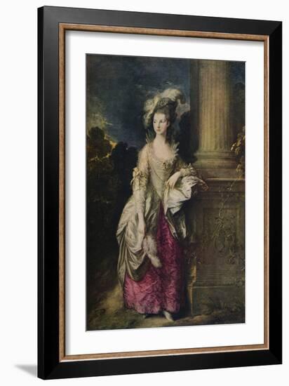 'The Honourable Mrs Graham', 1775-1777-Thomas Gainsborough-Framed Giclee Print