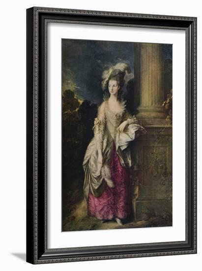 'The Honourable Mrs Graham', 1775-1777-Thomas Gainsborough-Framed Giclee Print