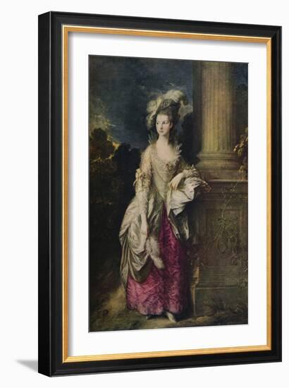 'The Honourable Mrs Graham', 1775-1777-Thomas Gainsborough-Framed Giclee Print