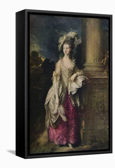 'The Honourable Mrs Graham', 1775-1777-Thomas Gainsborough-Framed Premier Image Canvas