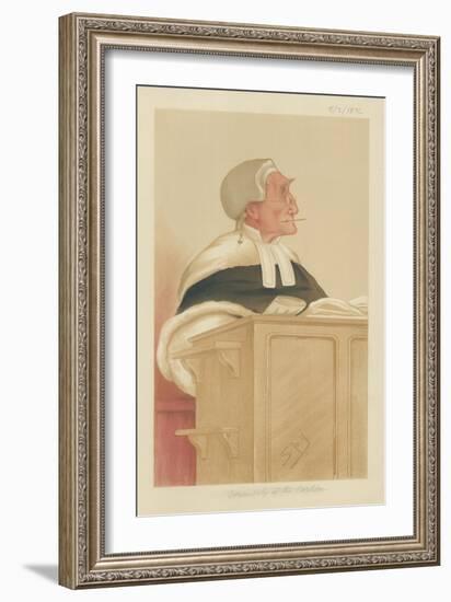 The Honourable Sir Anthony Cleasby-Sir Leslie Ward-Framed Giclee Print