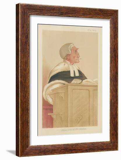 The Honourable Sir Anthony Cleasby-Sir Leslie Ward-Framed Giclee Print