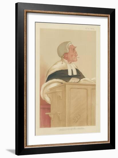 The Honourable Sir Anthony Cleasby-Sir Leslie Ward-Framed Giclee Print