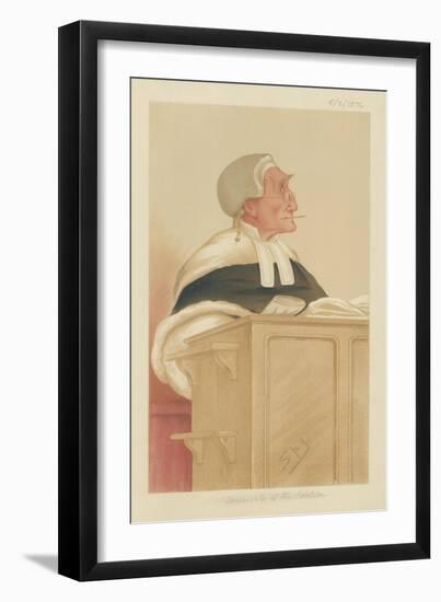 The Honourable Sir Anthony Cleasby-Sir Leslie Ward-Framed Giclee Print