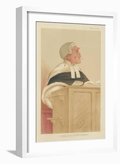 The Honourable Sir Anthony Cleasby-Sir Leslie Ward-Framed Giclee Print