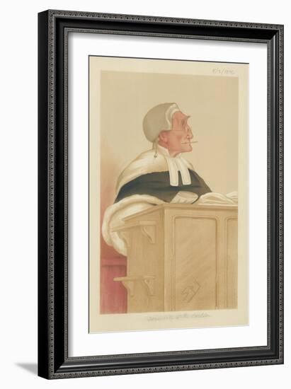 The Honourable Sir Anthony Cleasby-Sir Leslie Ward-Framed Giclee Print