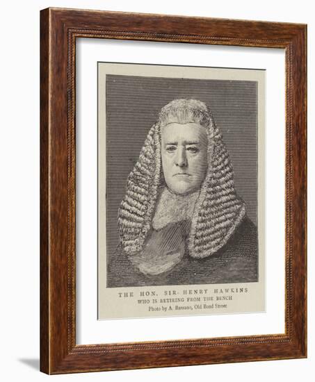 The Honourable Sir Henry Hawkins-null-Framed Giclee Print