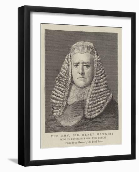 The Honourable Sir Henry Hawkins-null-Framed Giclee Print