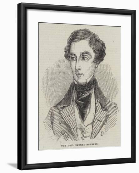 The Honourable Sydney Herbert-null-Framed Giclee Print