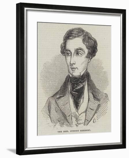 The Honourable Sydney Herbert-null-Framed Giclee Print