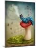 The Hookah Smoking Caterpillar from Alice in Wonderland-egal-Mounted Photographic Print