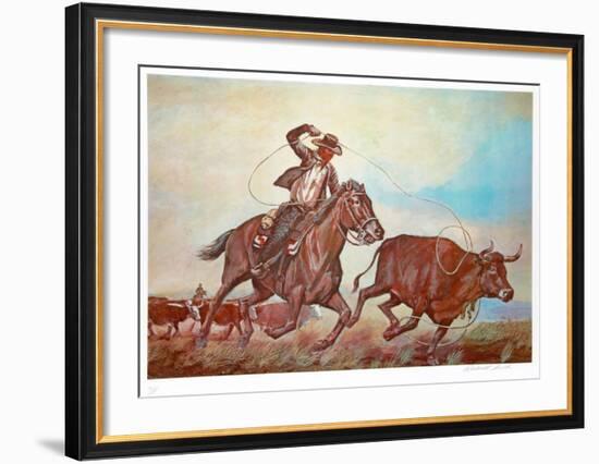 The Hoolihan Catch-Rockwell Smith-Framed Collectable Print