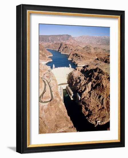 The Hoover Dam, Colorado River.-David Parker-Framed Photographic Print