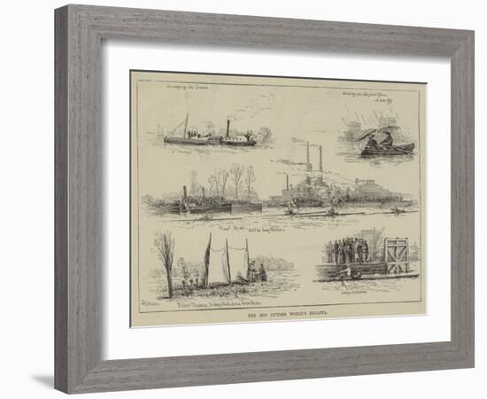 The Hop Bitters World's Regatta-null-Framed Giclee Print