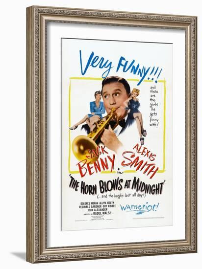 The Horn Blows at Midnight, Alexis Smith, Jack Benny, Dolores Moran, 1945-null-Framed Art Print