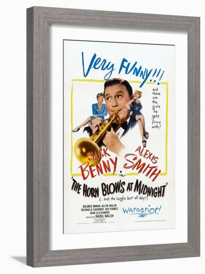 The Horn Blows at Midnight, Alexis Smith, Jack Benny, Dolores Moran, 1945-null-Framed Art Print