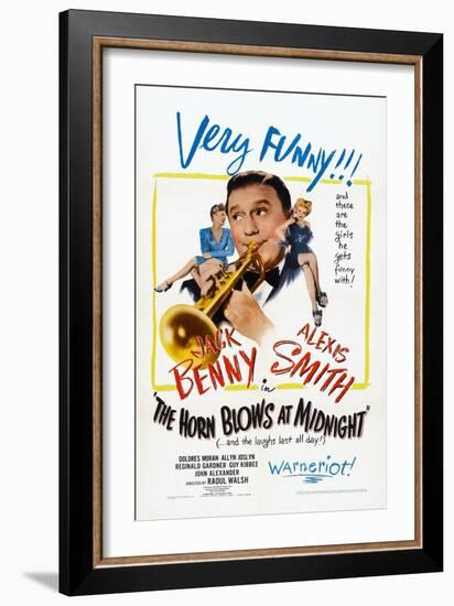 The Horn Blows at Midnight, Alexis Smith, Jack Benny, Dolores Moran, 1945-null-Framed Art Print