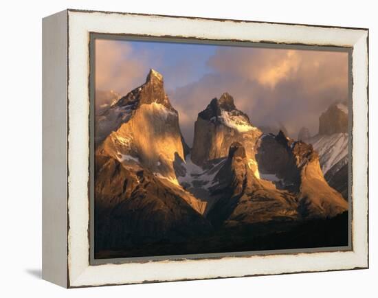 The Horns at Sunrise, Torres del Paine National Park, Patagonia, Chile-Jerry Ginsberg-Framed Premier Image Canvas