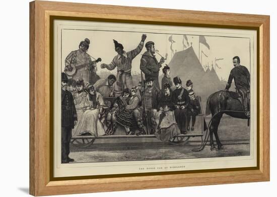 The Horse Car at Wimbledon-Sir James Dromgole Linton-Framed Premier Image Canvas