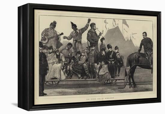 The Horse Car at Wimbledon-Sir James Dromgole Linton-Framed Premier Image Canvas