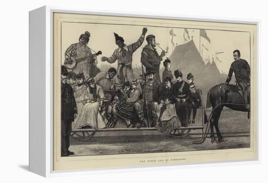 The Horse Car at Wimbledon-Sir James Dromgole Linton-Framed Premier Image Canvas