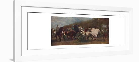 'The Horse Fair', 1855, (c1915)-Rosa Bonheur-Framed Giclee Print