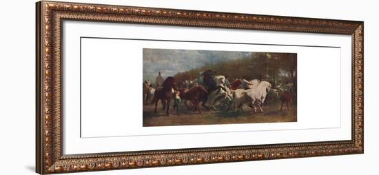 'The Horse Fair', 1855, (c1915)-Rosa Bonheur-Framed Giclee Print