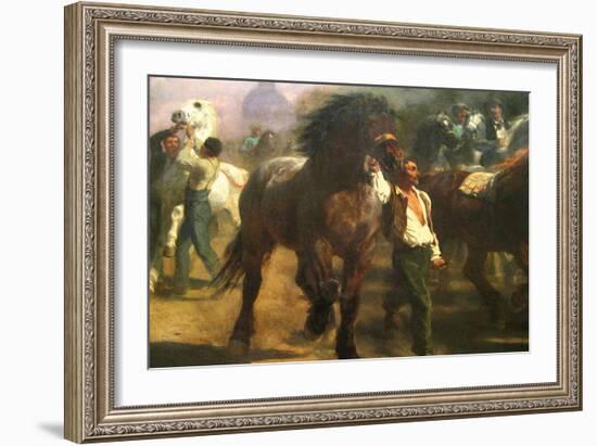 The Horse Fair-Rosa Bonheur-Framed Art Print