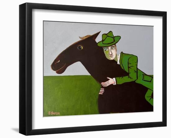 The Horse Lover-Sharyn Bursic-Framed Photographic Print