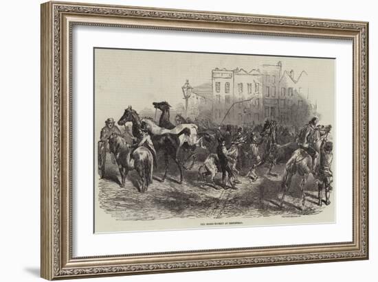 The Horse-Market at Smithfield-Harrison William Weir-Framed Giclee Print