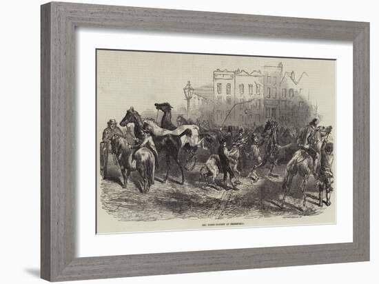 The Horse-Market at Smithfield-Harrison William Weir-Framed Giclee Print