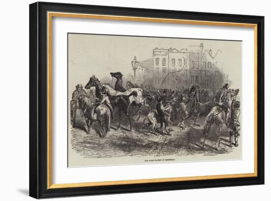 The Horse-Market at Smithfield-Harrison William Weir-Framed Giclee Print