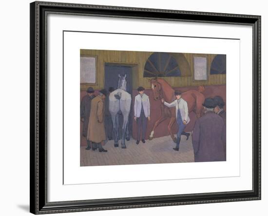 The Horse Mart-Robert Polhill Bevan-Framed Premium Giclee Print