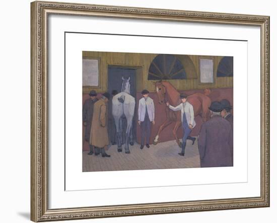 The Horse Mart-Robert Polhill Bevan-Framed Premium Giclee Print