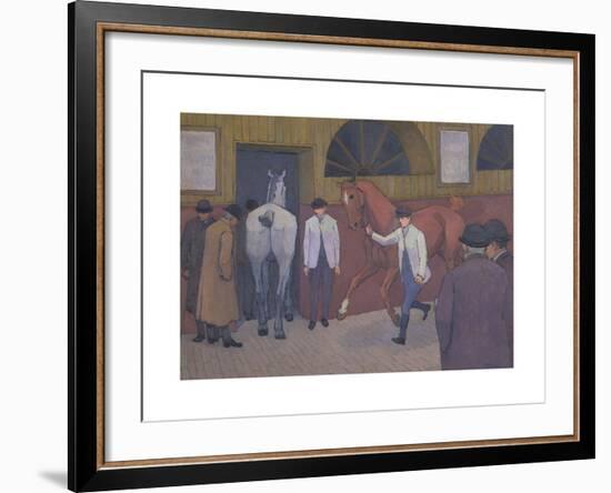 The Horse Mart-Robert Polhill Bevan-Framed Premium Giclee Print