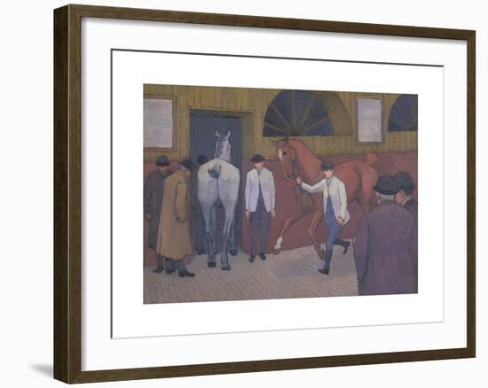 The Horse Mart-Robert Polhill Bevan-Framed Premium Giclee Print