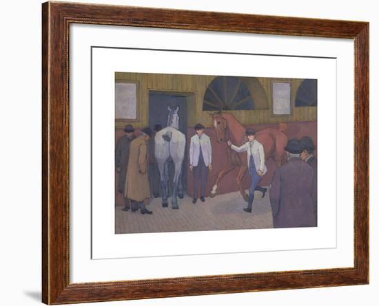 The Horse Mart-Robert Polhill Bevan-Framed Premium Giclee Print