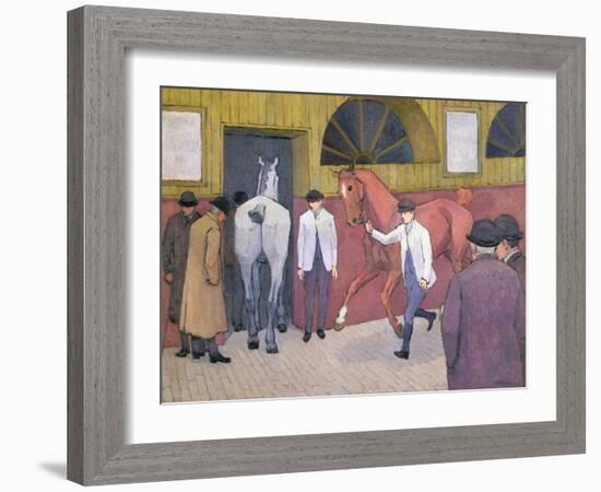 The Horse Mart-Robert Polhill Bevan-Framed Giclee Print