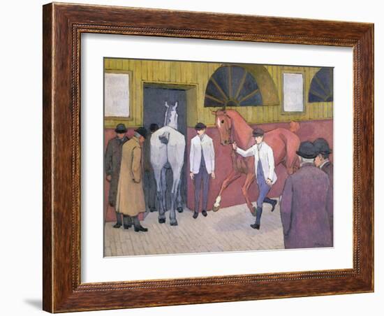 The Horse Mart-Robert Polhill Bevan-Framed Giclee Print