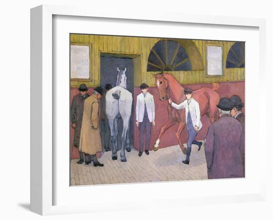 The Horse Mart-Robert Polhill Bevan-Framed Giclee Print