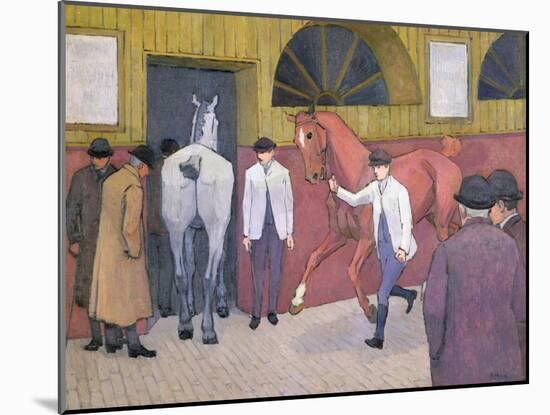 The Horse Mart-Robert Polhill Bevan-Mounted Giclee Print