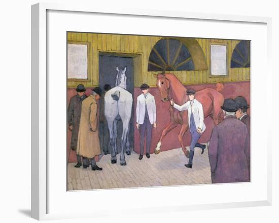 The Horse Mart-Robert Polhill Bevan-Framed Giclee Print