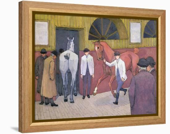 The Horse Mart-Robert Polhill Bevan-Framed Premier Image Canvas