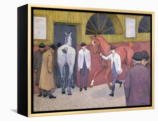 The Horse Mart-Robert Polhill Bevan-Framed Premier Image Canvas